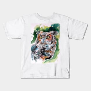 Owl watching Kids T-Shirt